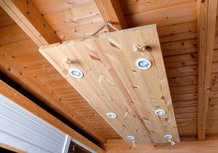 Plafondlamp voor Sauna Cube