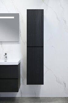 Badkamermeubel 120 cm zwart &ndash; detail afwerking en materiaal
