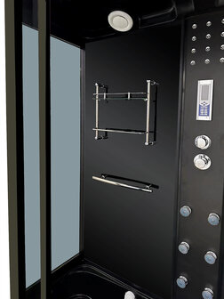 Stoomcabine LR8035 schuifdeuren en bedieningspaneel detail