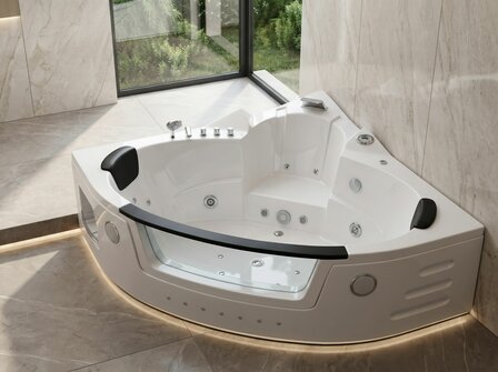 2 Persoons massagebad - 1700x1700 mm - Wit