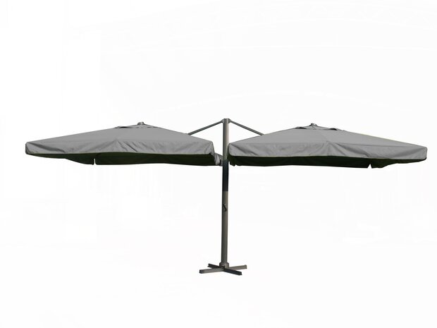 Dubbele zweefparasol