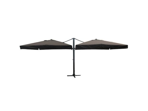 Dubbele zweefparasol