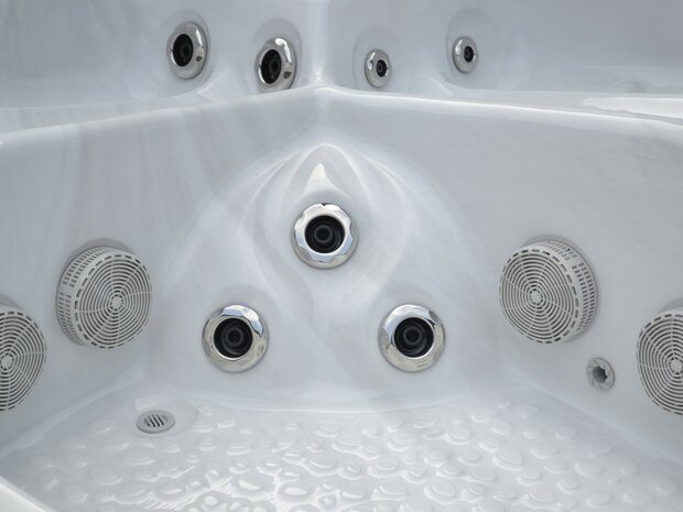 Vonato outdoor spa waterval LED fonteintjes sneeuwwit