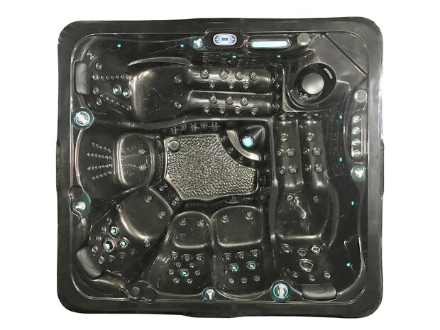 Vonato PF SPA 2025 Black interieur jets hoek massagestand