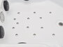 Outdoor Spa | 208x208cm | 6-persoons | Mahonie rood + wit