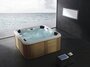 Outdoor Spa | 208x208cm | 6-persoons | Naturel hout + wit 
