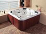 Outdoor Spa | 208x208cm | 6-persoons | Mahonie rood + wit