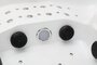 Airjets detail outdoor spa wit interieur